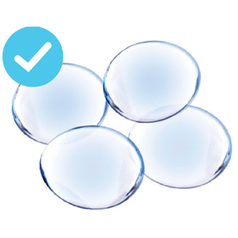 Used contact lenses.