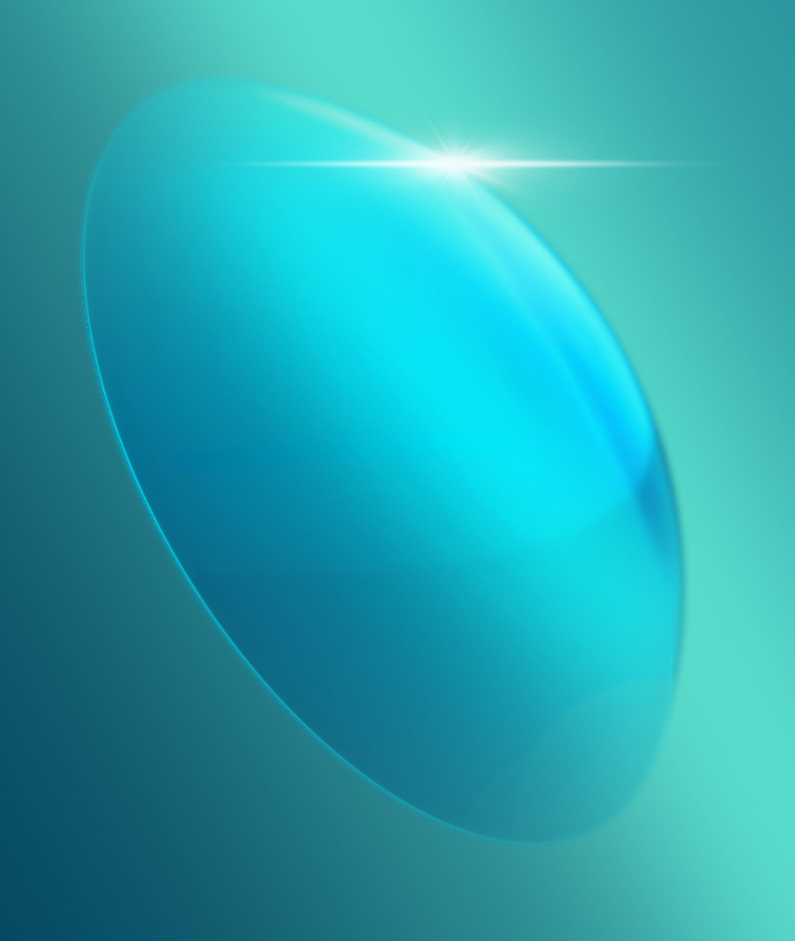 Eye Care Professional talking with patient about the structure of the eye.